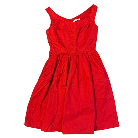 Carven Red Dress Size 38 - Picture 4 of 8